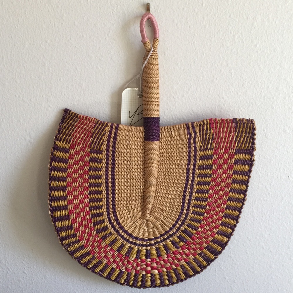 Rattan fan